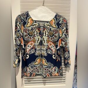 Paisley Print Women's Top